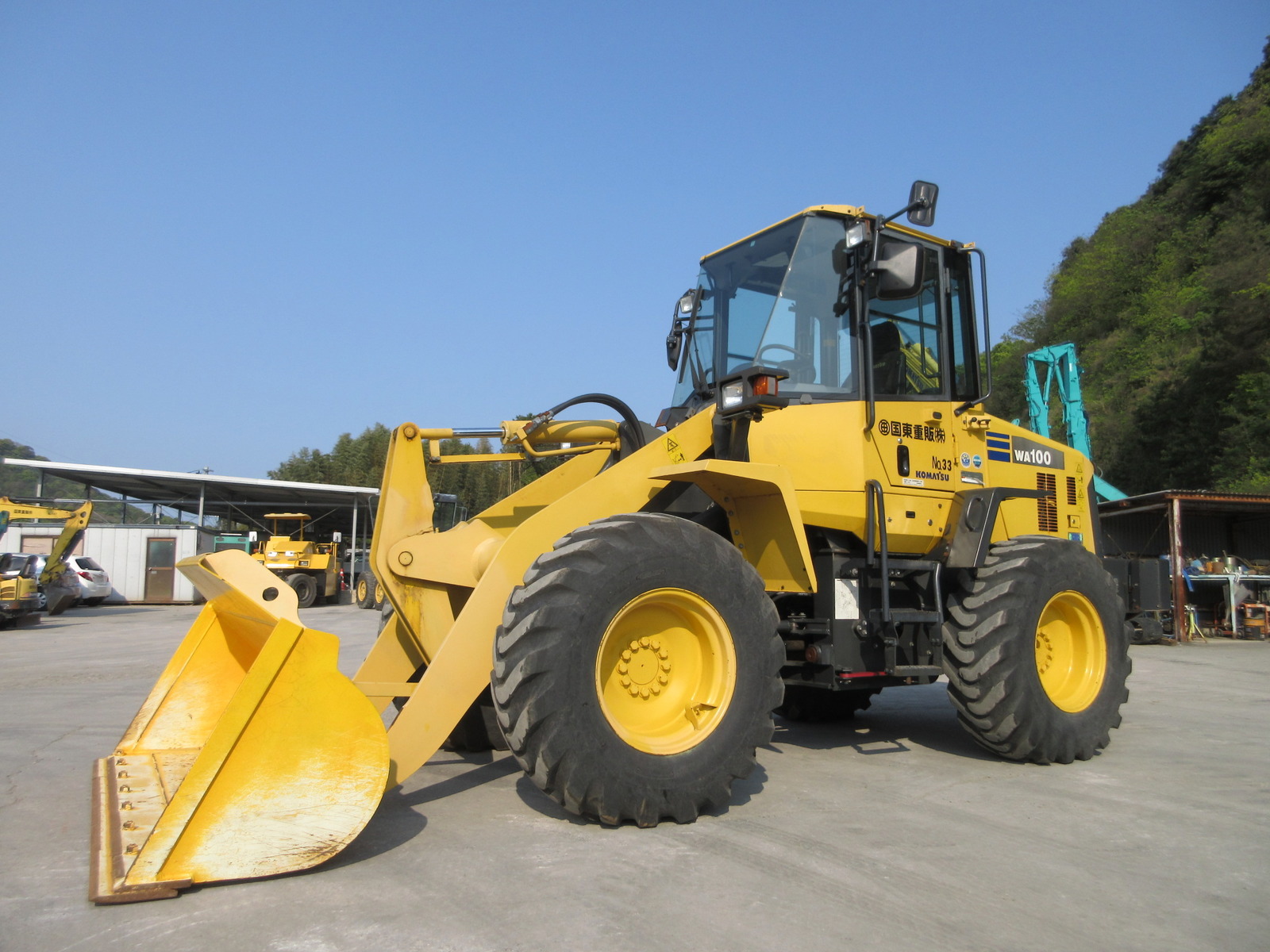 Used Construction Machine Used KOMATSU KOMATSU Wheel Loader bigger than 1.0m3 WA100-6