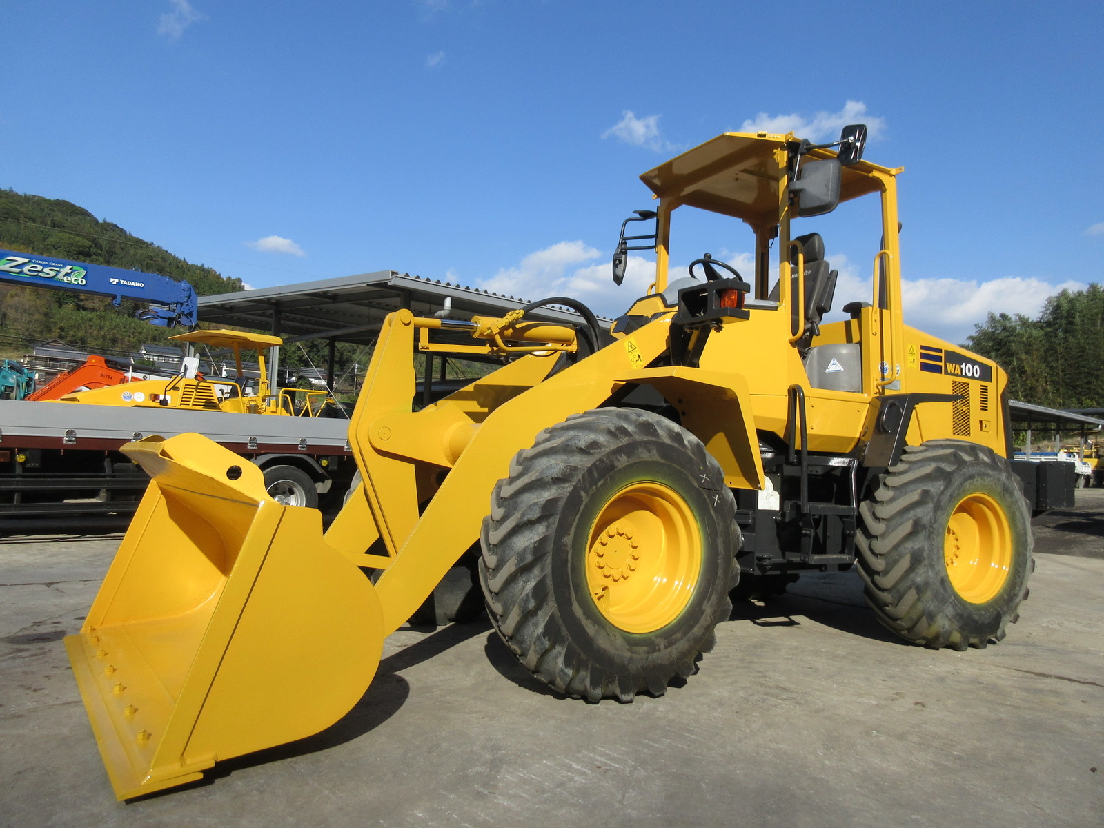 Used Construction Machine Used KOMATSU KOMATSU Wheel Loader bigger than 1.0m3 WA100-6