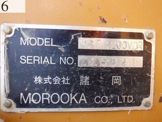 中古建設機械 中古 諸岡 MOROOKA クローラ・キャリア クルクルキャリア・全旋回キャリアダンプ MST-2200VDR