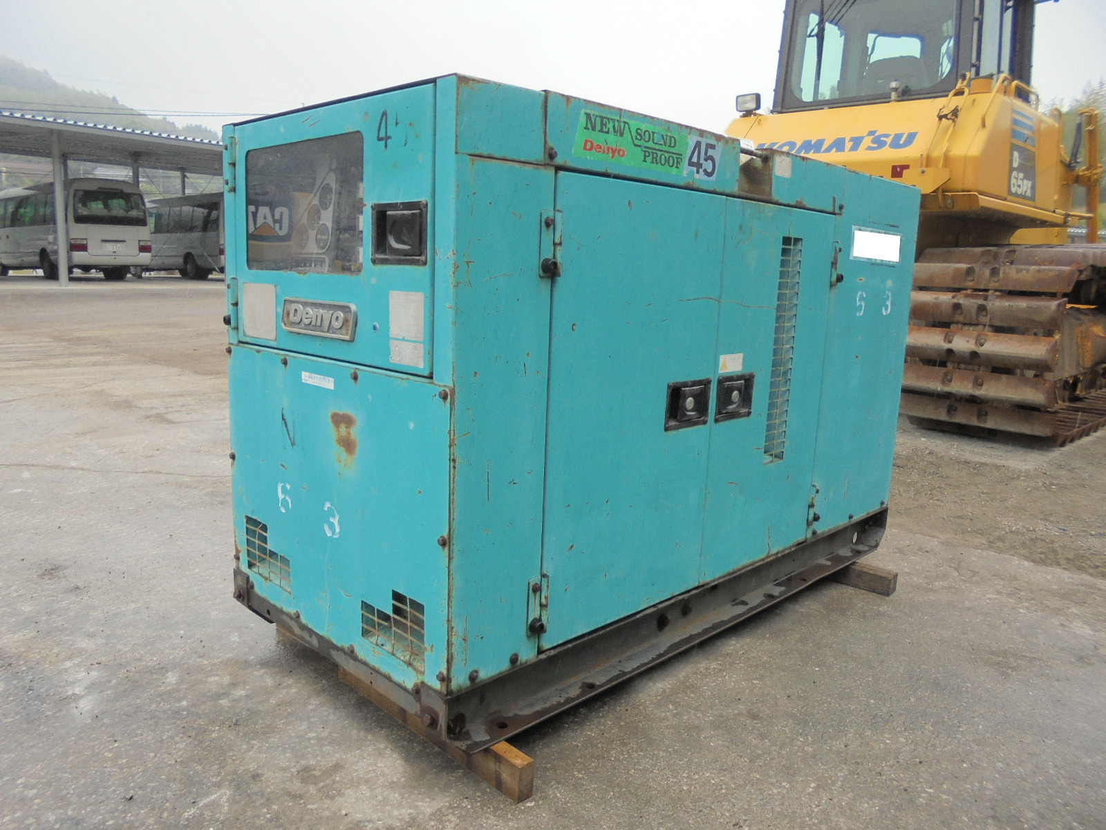 Used Construction Machine Used DENYO DENYO Generator  DCA-45SPH