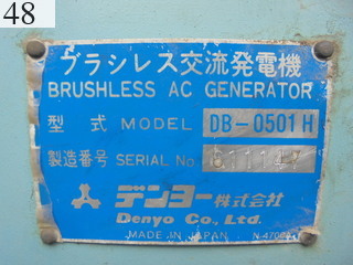 Used Construction Machine Used DENYO DENYO Generator  DCA-45SPH