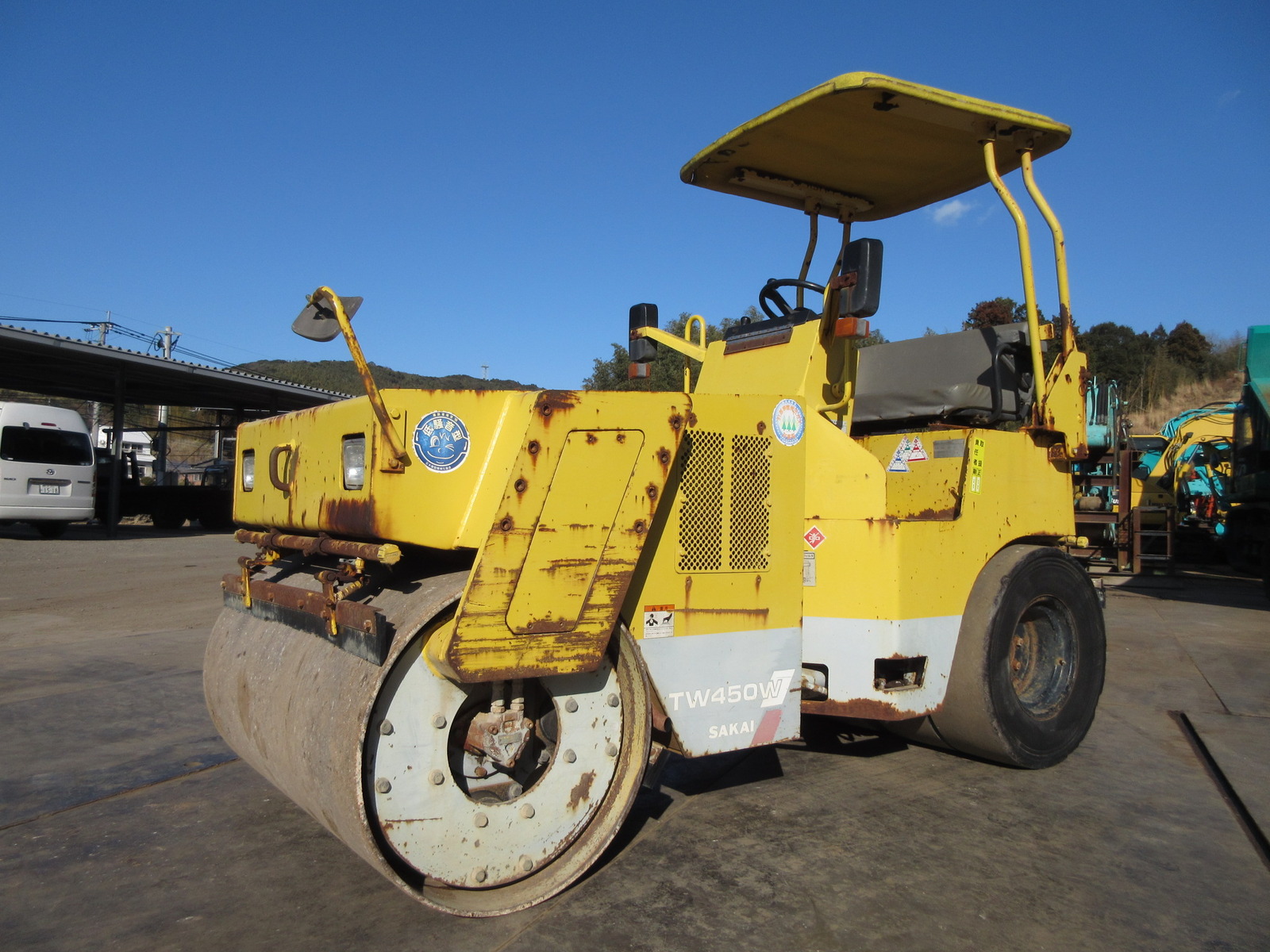 Used Construction Machine Used SAKAI SAKAI Roller Vibration rollers for paving TW450W