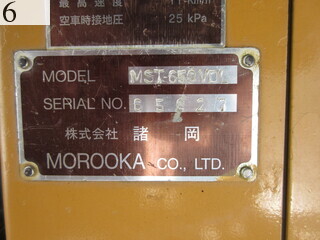 中古建設機械 中古 諸岡 MOROOKA 林業機械 フォワーダ・クローラ キャリア MST-650VDL