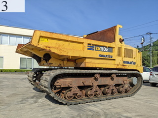 中古建設機械 中古 コマツ KOMATSU クローラ・キャリア クルクルキャリア・全旋回キャリアダンプ CD110R-2