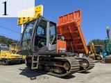 中古建設機械 中古 日立建機 HITACHI クローラ・キャリア クルクルキャリア・全旋回キャリアダンプ EG70R-3