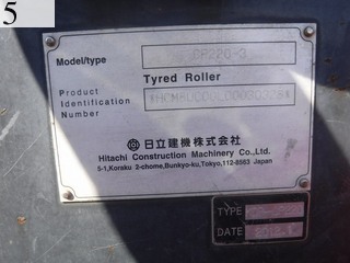 Used Construction Machine Used HITACHI HITACHI Roller Tire rollers CP220-3