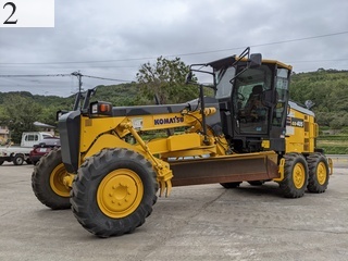 中古建設機械 中古 コマツ KOMATSU モーターグレーダー アーティキュレート式 GD405-7